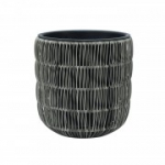 Lillepott WICKER D27xH28cm, hall