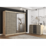 WERONA L 2D 233 cm Riidekapp ja kummut Artisan