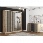 WERONA L 2D 203 cm riidekapi ja kummuti komplekt Artisan