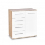 LIMA KM-2 kummut sonoma tamm/valge (1tk=1tk)