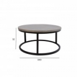 Diivanilaud BRITE D60xB32cm, hall