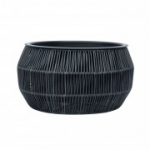 Lillepott WICKER D37xH19cm, must