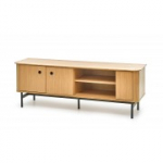 SMART TV alus &ndash; 1 naturaalne tamm/must (2tk=1tk)