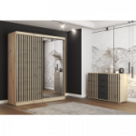 Riidekapp ja kummut komplekt WERONA L 2D (183 cm) Artisan