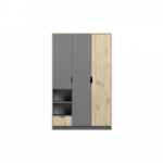 3D riidekapp - JOY II Grey/Artisan