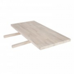 Pikendus OXFORD lauale 50x100cm, materjal: tammelaud, viimistlus: valge &otilde;li