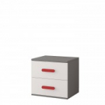 Idzczak &ouml;&ouml;kapp 22- SMYK II Valge + hall punane