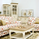 Vitriinkapp SAMIRA 60x35xH195,5cm, antiikvalge/naturaalne