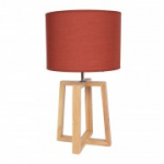 Laualamp WOODEN K44,5cm, punane