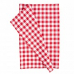 Laudlina LONETA 43x116cm, punased ruudud