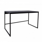 Kirjutuslaud HELENA 120x60xH75cm, must tamm