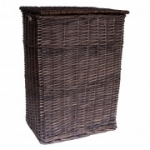 Pesukorv MAX, 45x34xH59cm, kangas, v&auml;rvus: tumepruun, kangaga