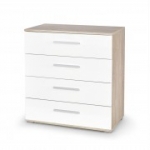 LIMA KM-3 kummut sonoma tamm/valge (1tk=1tk)