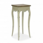 Lillealus SAMIRA 36x36xH81cm, antiikvalge/naturaalne