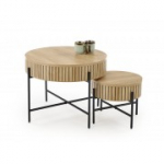 DANTE kahe tk komplekt, naturaalne/must