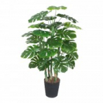 Kunstpuu MONSTERA H120cm, must pott