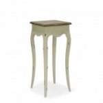 Lillealus SAMIRA 26x26xH62cm, antiikvalge/naturaalne