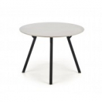 Laud BALROG ROUND, raam - must, lauaplaat - helehall