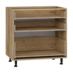 VENTO D3S-80/82 korpus, sahtlitega alumine kapp, Hettich mehhanism, v&auml;rv: craft tamm
