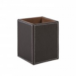 Pliiatsihoidja WALTER 9x9xH11,5cm, tumepruun