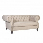 Diivan HOLMES 2-kohaline, 180x99xH77cm, kattematerjal: kangas, v&auml;rvus: beež