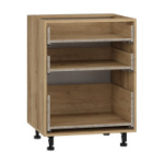 VENTO D3S-60/82 korpus, sahtlitega alumine kapp, Hettich mehhanism, v&auml;rv: craft tamm