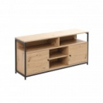 TV laud STUDY 120x40xH54cm, tamm/must