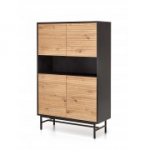 MURANO KM-3 kummut k&auml;sit&ouml;&ouml;na valmistatud tamm/must (2tk=1tk)