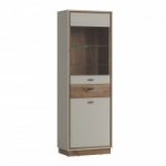 Riidekapp RIVERO 68x40xH201cm, tamm/hall