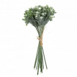 Kunstlillede lillekimp K30cm, valged lilled