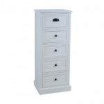 Kummut MELDON 45x35xH116,5cm, valge