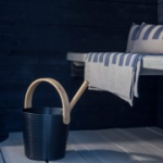 Sauna kopp RENTO BLACK 5l.
