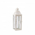 K&uuml;&uuml;nlajalg-latern VENEZIA, 14x14xH40cm, beež