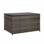 WICKER padjakarp 122x52xH62cm, tumepruun