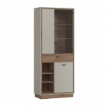 Riidekapp RIVERO 83x40xH201cm, tamm/hall