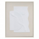 Pilt raamis 80x100cm, valged figuurid.