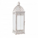 K&uuml;&uuml;nlajalg-latern VENEZIA-1, 17x17xH53cm, valge