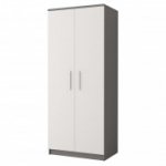 Riidekapp 2-ukseline OMEGA II 06 2D Valge Hall