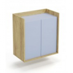 MOBIUS 2D RIDEKOPP korpus: naturaalne hikkori, fassaadid - sinine horisont (1p=1tk)