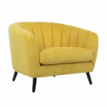 MELODY tugitool 100x88xH76cm, kollane