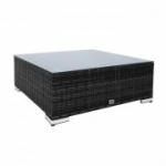 Diivanilaud SEVILLA UUS 71x71xH30cm, must