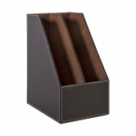 Hoidik kaustadele WALTER 18x27xH34cm, tumepruun