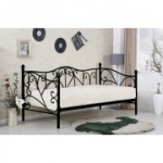 Voodi SUMATRA 90x200 cm, must