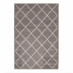 Vaip LOTTO-9, 100x150cm, helehall / valge romb