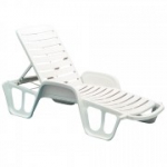 Lamamistool FISSO 71x192xH45cm, materjal: plastik, v&auml;rvus: valge