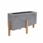 Lillepott LIIVAKIV 66,5x28,5xH46,5cm, hall