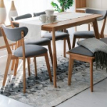 S&ouml;&ouml;gilaud JONNA 120/160x80xH76cm, lauaplaat: tamme spoon MDF, jalad ja raam: kummipuit, v&auml;rvus: naturaalne