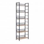 Riiul HECTOR 60x28xH187cm, saar/must