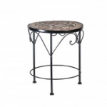 Postament lilledele MOSAIC D20xH25cm, mosaiikplaadid, metallraam