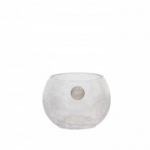 Vaas CRACK BOWL D12,5xH10cm, klaas